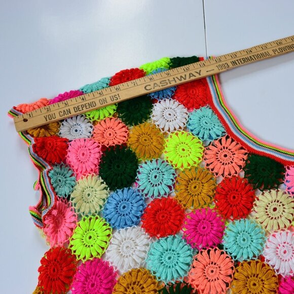 Hand Crocheted Flower Top - Picture 9 of 11